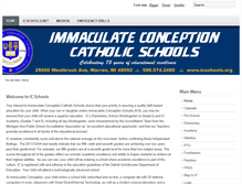Tablet Screenshot of icschools.org